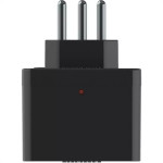Plug Protetor De Tensao Qualitronix 2 Polos + Terra 20A. Preto