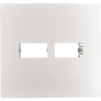Placa Conjunto Ilumi I9-Inove Branco 4X4 1 Modulo + 1 Modulo Separados Horizontais Branca - 97060