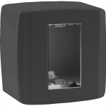 Sistema Box Ilumi Slim 1 Modulo Preto 84014
