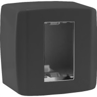 Sistema Box Ilumi Slim 1 Modulo Preto 84014