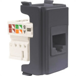 Modulo Ilumi Slim 1 Tomada Rj-45 Preto 81644