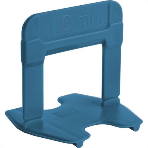 Espacador De Piso Cortag Nivelador Eco Azul 1,0Mm Com 500 Pecas