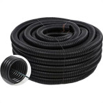 Duto Corrugado Bravo Pead Preto 2'' X 50M Com Cabo Guia