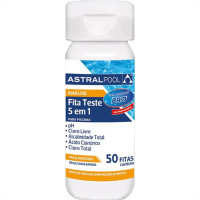 Fita Teste 5 Em 1 Analise Fluidra Astralpool 50 Fitas - 210029T