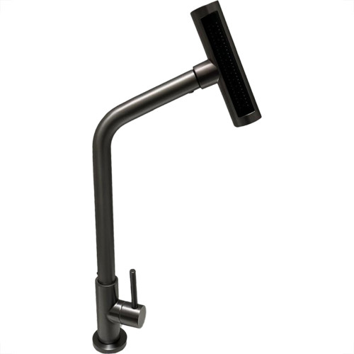 Torneira Pia Mesa Metal Brazhu Com 4 Jatos Grafite - 1/4 Volta