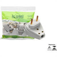 Pino Prensa Cabo Ilumi 2 Polos+Terra 20A. Gigante Branco 1440Pct - Kit C/10 Pecas