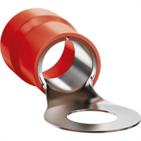 Terminal Anel Olhal Pre-Isolado Sforplast 0,5 A 1,5Mm - M5 - Vermelho