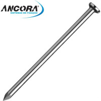 Prego Aco Ancora Galvanizado Com Cabeca  18X27 (3,40X62mm) Pacote Com 100 Pecas