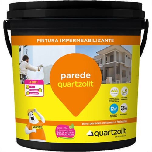 Impermeabilizante Quartzolit Parede 3,6L