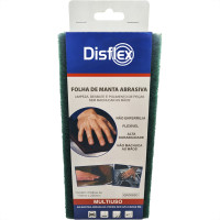 Folha Abrasiva Disflex Grossa 225X110Mm Verde - Pacote Com 3 Folhas - 39001