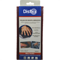 Folha Abrasiva Disflex Media 225X110Mm Vemelha - Pacote Com 3 Folhas - 39002