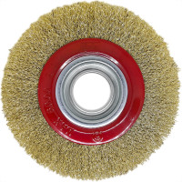 Escova De Aco Circular Disflex 6 X1'' Aco Latonado - 32.004
