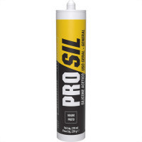 Silicone Acetico Pro Sil Soudal Preto 250Ml/244G.