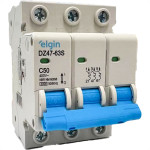Disjuntor Elgin ''Din'' Tripolar Dz47-63S - 50A.