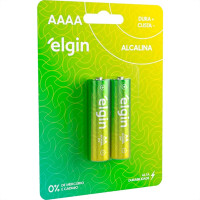 Pilha Elgin Alcalina Aaaa Cartela Com 2 Pecas