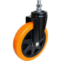 Rodizio Colson Com Parafuso Giratoria 41Mm Sem Trava Laranja - Gleb6503