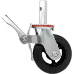 Rodizio Colson Para Andaime Base Giratoria 140Mm Com Trava Laranja - Glef3797