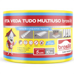 Fita Multiuso Brasilit Veda Tudo Aluminio 5Cm X 10M