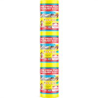 Fita Multiuso Brasilit Veda Tudo Aluminio 90Cm X 10M
