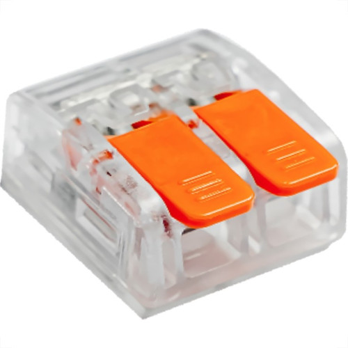 Conector Frontec Emenda 2 Polos - 6Mm - 41A. Pacote Com 50 Pecas - F41612/50