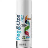 Spray Peg E Uze Fast Alta Temperatura Branco Fosco 300Ml/130G.