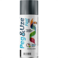 Spray Peg E Uze Fast Metalica Grafite 300Ml/130G.