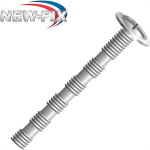 Parafuso Para Puxador Newfix Segmentado Flangeado Zincado 4X50 - 3925201 - Kit C/2 Centos Parafuso Para Puxador Newfix Segmentado Flangeado Zincado 4X50 - 3925201 - Kit C/2 Centos