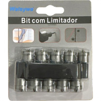 Kit Bits Walsywa Com Limitador 10 Pecas - 270020