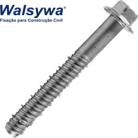 Parafuso Chumbador. Fixador Concrete Bolt Walsywa 3/8'' X 65Mm - 470851 - Kit C/50 Pecas
