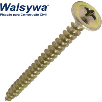 Parafuso Chipboard Philips Cabeca Flangeada Walsywa 4,5X35Mm - 363611 - Kit C/5 Centos