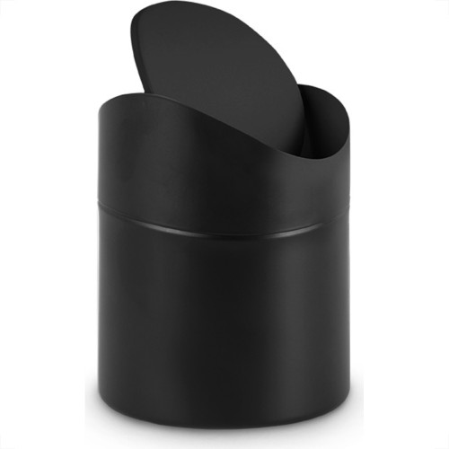 Lixeira De Bancada Powermaid Matte Preta