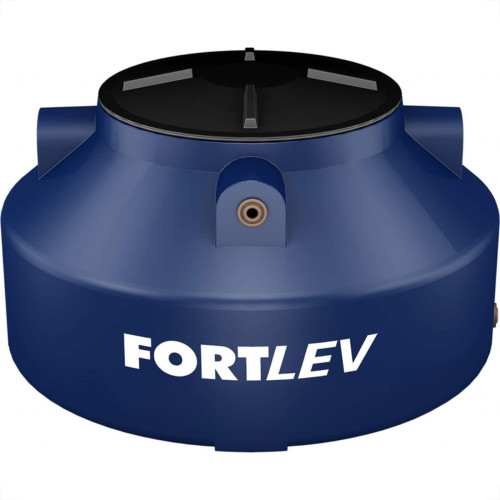 Caixa Tanque D`Agua Com Tampa Roscavel Fortlev Polietileno Com 310 Litros