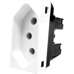 Modulo Dicompel Ritz 1 Tomada 10A. - Rzb-2200/1