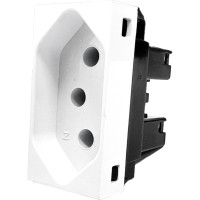 Modulo Dicompel Ritz 1 Tomada 10A. - Rzb-2200/1