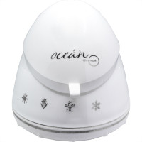 Ducha Dicompel Ocean 4 Temperaturas 6.800W. 220V. Branca Friso Preto