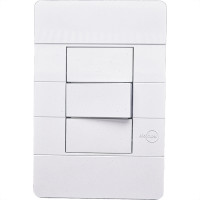 Conjunto Dicompel Ritz 1 Simples Horizontal Branco - Rzb-2000/2