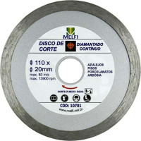 Disco Diamantado Melfi Continuo Porcelanato / Ceramica 110 X 20Mm - 10701