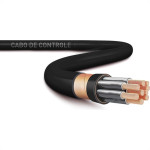Cabo Controle Sil 5 X 2,5Mm 1Kv Sem Blindagem Preto Por Metro