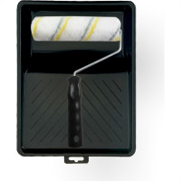 Kit Pintura Compel Com 3 Pecas - Bandeja - Rolo - Suporte - 0.924