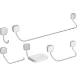 Acessorio Wc Deca Pix Kit Com 5 Pecas Cromado - 2000.C02