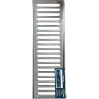 Grelha De Aco Inox Com Porta Grelha 15X 50Cm
