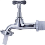 Torneira Jardim Metal Cromada Alpha 1128 Curta - 1/2'' E 3/4'' Torneira Jardim Metal Cromada Alpha 1128 Curta - 1/2'' E 3/4''