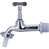 Torneira Jardim Metal Cromada Alpha 1130 Longa - 1/2'' E 3/4''