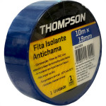 Fita Isolante Thompson 10M Azul - 1618 - Kit C/10 Pecas