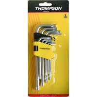 Chave Torx Thompson Tipo ''L'' Jogo Com 9 Pecas Curto - 1841