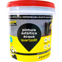 Impermeabilizante Quartzolit Pintura Asfaltica Acqua 3,6L Impermeabilizante Quartzolit Pintura Asfaltica Acqua 3,6L