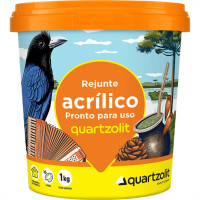 Rejunte Acrilico Quartzolit Preto Grafite 1Kg Rejunte Acrilico Quartzolit Preto Grafite 1Kg