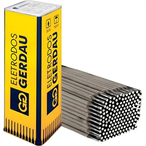 Eletrodo Gerdau Carbono E-7018 - 2,5Mm - Lata - Preco Por Kilo - Kit C/15 Quilos