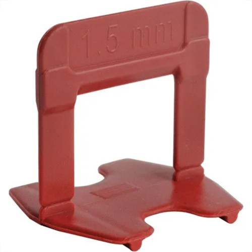 Espacador De Piso Cortag Nivelador Eco Vermelho 1,5Mm Pacote Com 50 Pecas Espacador De Piso Cortag Nivelador Eco Vermelho 1,5Mm Pacote Com 50 Pecas