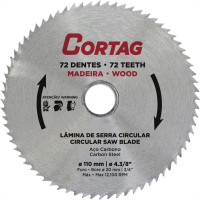 Serra Circular Widea Cortag 4.3/8''X 72 Dentes X 20Mm Serra Circular Widea Cortag 4.3/8''X 72 Dentes X 20Mm